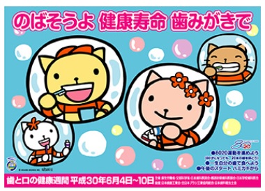 6/4～6/10は歯と口の健康週間です☆